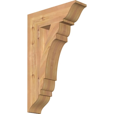 Ekena Millwork Olympic Traditional Smooth Bracket, Western Red Cedar, 5 1/2"W x 20"D x 32"H BKT06X20X32OLY01SWR